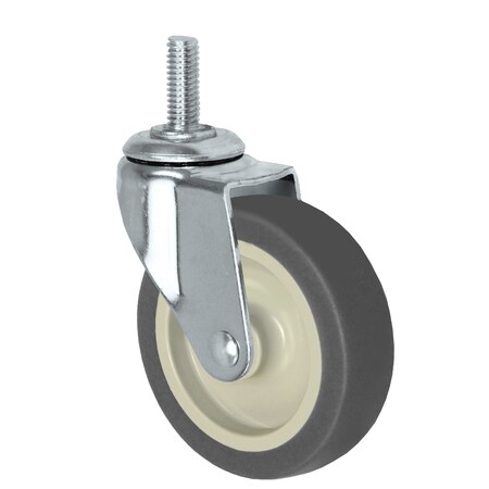 Durastar Caster; 2x7/8" Swvl Fork ; 2x7/8" TPR Wheel Gray/Beige; Plain Bore 01CS278TPR80Y-31